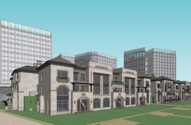 Sketchup商业模型|新古典商业街，多层办公楼-BIM建筑网