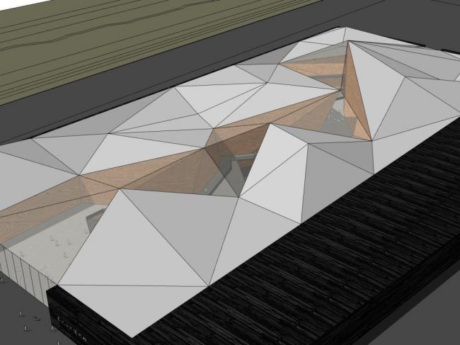 Sketchup文化模型|多层博物馆，文化建筑，现代风格