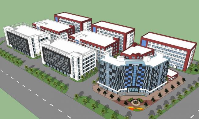 Sketchu工业厂房|多层厂房，厂区，办公楼，工业建筑