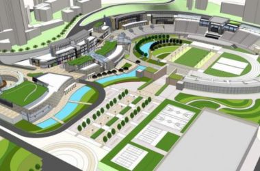 Sketchup商业模型|商业广场，商业街，运动公园，现代风格-BIM建筑网