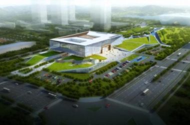 Sketchup文化模型|多层市民中心，现代风格，文化建筑-BIM建筑网