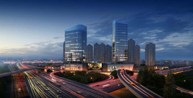 Sketchup综合体模型|商业综合体，现代风格，高层办公，娱乐休闲设施