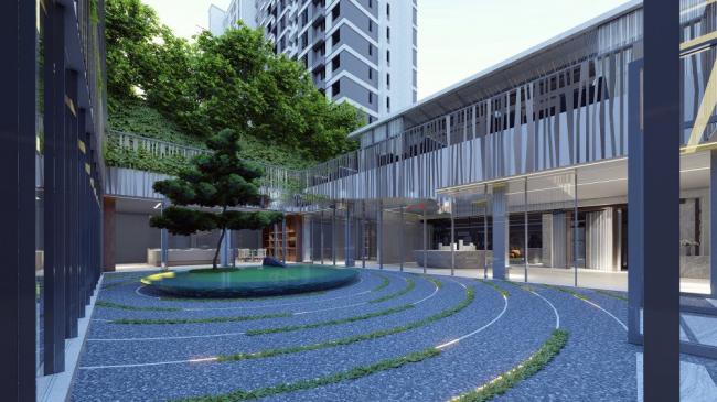 Sketchup住宅模型|高层住宅，现代风格，居住建筑