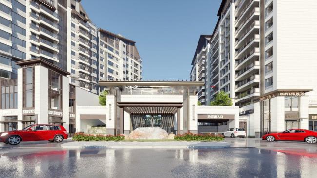 Sketchup住宅模型|高层住宅，居住建筑，现代风格