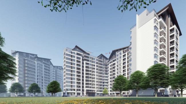 Sketchup住宅模型|高层住宅，居住建筑，现代风格