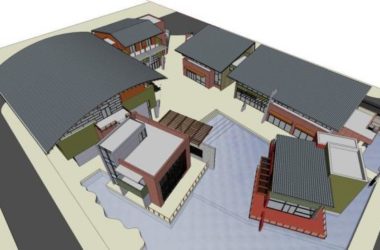 Sketchup文化模型|多层文化中心，现代风格-BIM建筑网