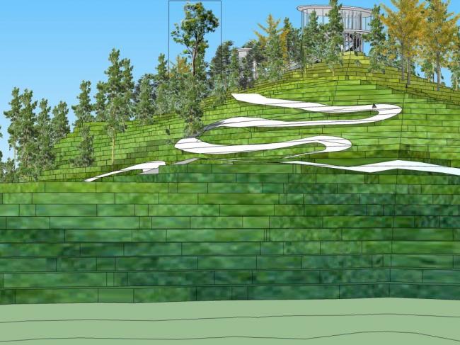 Sketchup商业模型|展示中心，现代风格，商业建筑