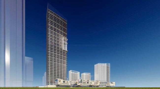 Sketchup综合体模型|商业综合体，高层办公，现代风格