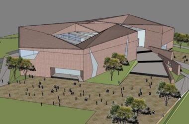 Sketchup文化模型|多层文化中心，现代风格，展览馆-BIM建筑网