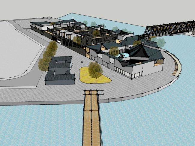 Sketchup文化模型|博物馆，现代风格，文化建筑