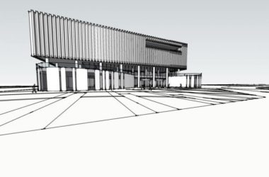 Sketchup文化模型|展览馆，文化建筑，现代风格-BIM建筑网