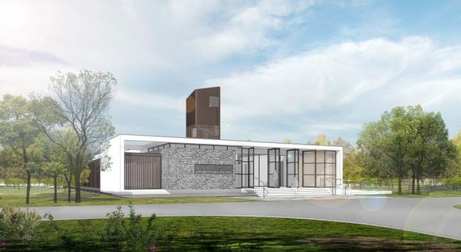 Sketchup文化模型|游客中心，现代风格，商业，娱乐休闲设施