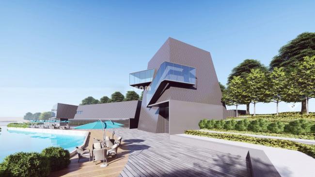 Sketchup文化模型|多层艺术馆，文化建筑，现代风格