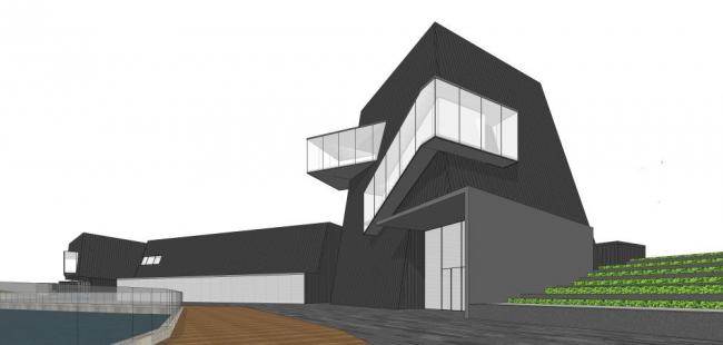 Sketchup文化模型|多层艺术馆，文化建筑，现代风格