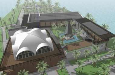 Sketchup酒店模型|岛屿建筑，民宿，现代风格-BIM建筑网