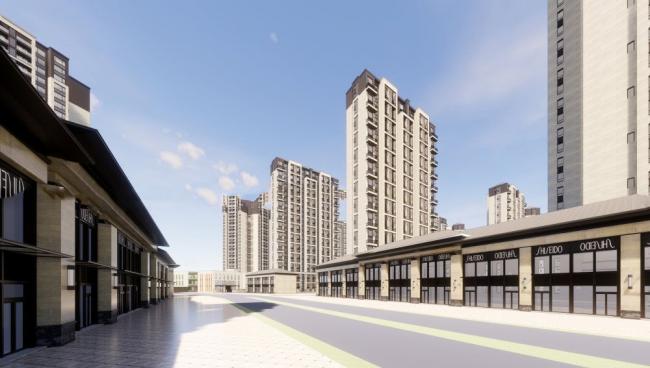 Sketchup住宅模型|小高层住宅，现代风格，居住建筑