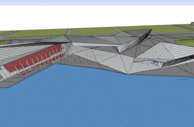 Sketchup文化模型|多层文化中心，展览馆，现代风格，文化建筑-BIM建筑网