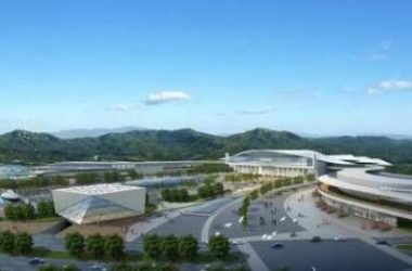 Sketchup车站路桥|弧形火车站，汽车站，办公楼，多层高层混合，现代风格，交通建筑-BIM建筑网