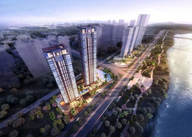 Sketchup住宅模型|超高层住宅，现代风格，居住建筑