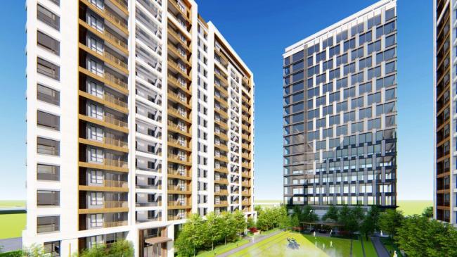 Sketchup住宅模型|高层住宅，现代风格，居住建筑