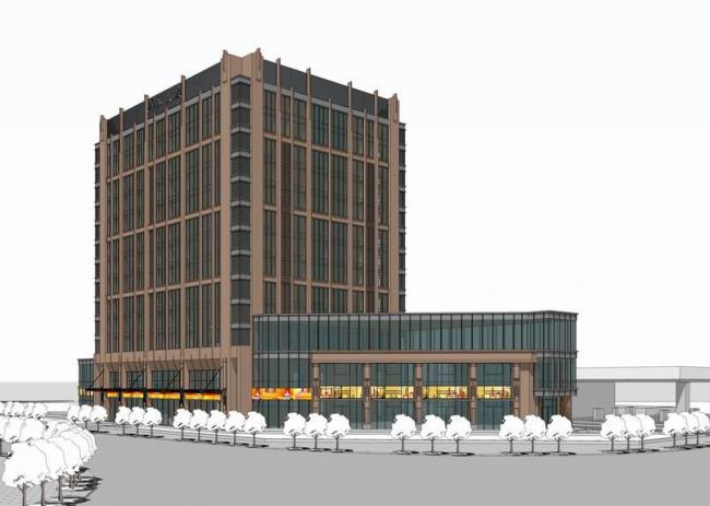 Sketchup办公模型|多层办公楼，新古典风格