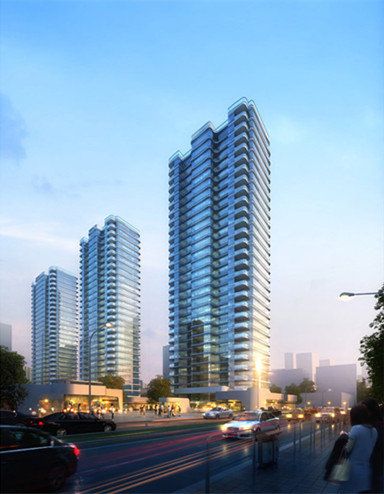 Sketchup住宅模型|高层住宅，现代风格，底层商业，居住建筑