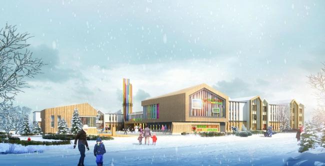 Sketchup学校模型|幼儿园，现代风格，教育建筑