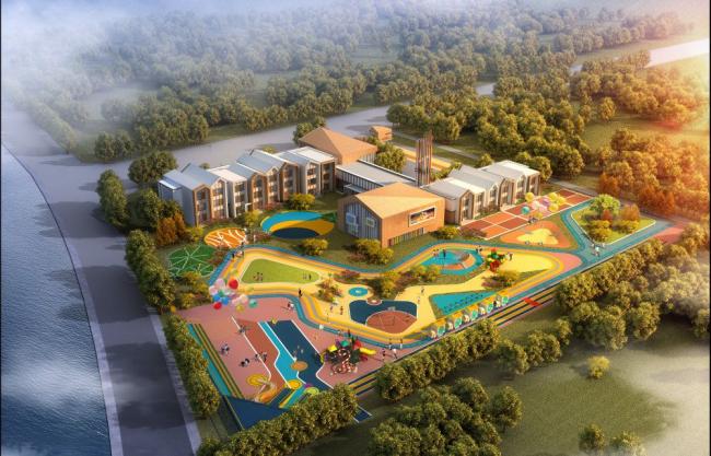 Sketchup学校模型|幼儿园，现代风格，教育建筑