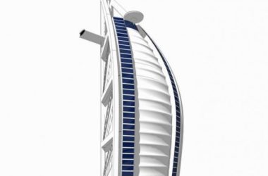 Sketchup酒店模型|高层酒店，迪拜帆船酒店，现代风格-BIM建筑网