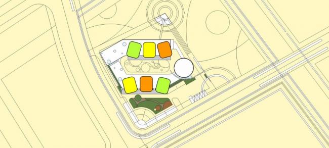 Sketchup学校模型|多层幼儿园，文教卫生，教育建筑，现代风格