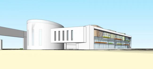 Sketchup学校模型|多层幼儿园，文教卫生，教育建筑，现代风格