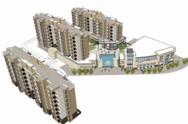 Sketchup住宅模型|多层住宅，集中商业，现代风格，居住建筑-BIM建筑网