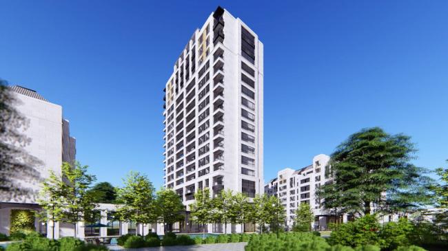 Sketchup住宅模型|高层住宅，居住建筑，现代风格