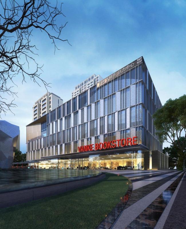 Sketchup商业模型|高层住宅，底层商业，新古典风格