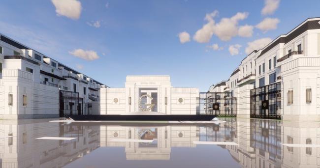 Sketchup商业模型|售楼处，现代风格，商业建筑