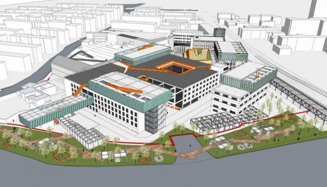 Sketchu工业厂房|多层厂房，厂区改造，现代风格，工业建筑