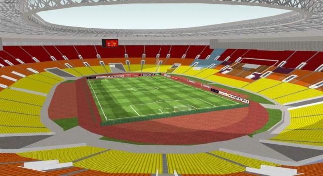 Sketchup体育馆模型|体育场馆，现代风格