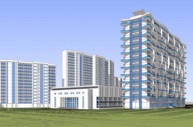 Sketchup办公模型|高层办公楼，法院，住宅，现代风格-BIM建筑网