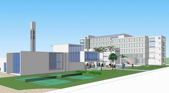 Sketchup酒店模型|多层酒店，现代风格