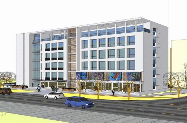 Sketchup办公模型|低层办公楼，现代风格，小型办公楼