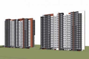 Sketchup住宅模型|高层住宅，现代风格，居住建筑-BIM建筑网