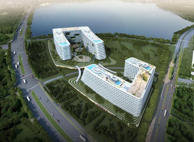 Sketchup酒店模型|高层商业酒店，现代风格