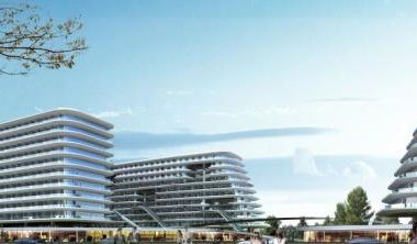 Sketchup酒店模型|高层商业酒店，现代风格-BIM建筑网