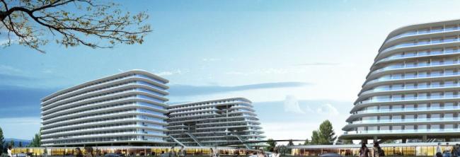 Sketchup酒店模型|高层商业酒店，现代风格