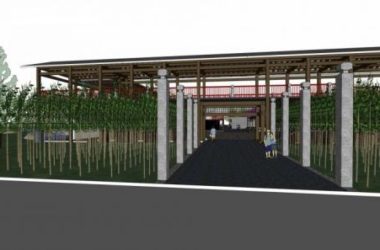 Sketchup景观模型|公园景观，桥，城市小品，水坝，多层，中式-BIM建筑网