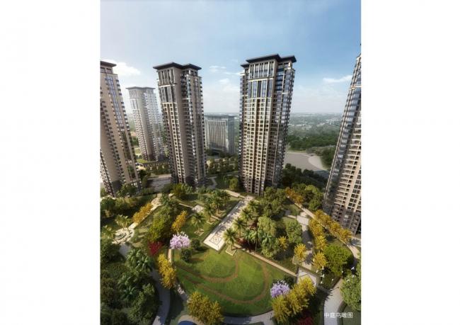 Sketchup住宅模型|住宅小区，现代风格，居住建筑