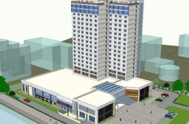 Sketchup综合体模型|高层公寓，酒店，商业综合体， 现代风格-BIM建筑网