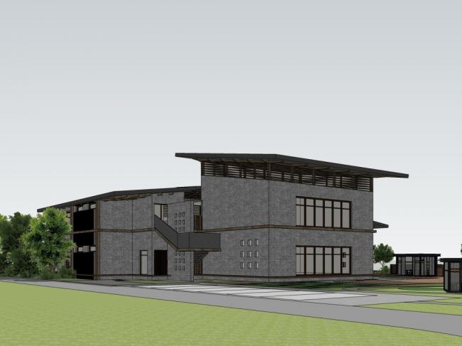 Sketchup商业模型|多层会所，商业建筑，新中式风格