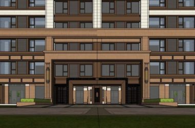 Sketchup住宅模型|高层住宅，居住建筑，现代风格-BIM建筑网