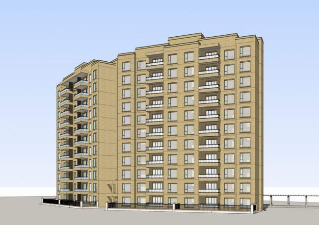 Sketchup住宅模型|中高层住宅，新古典风格，斯特恩风格，居住建筑